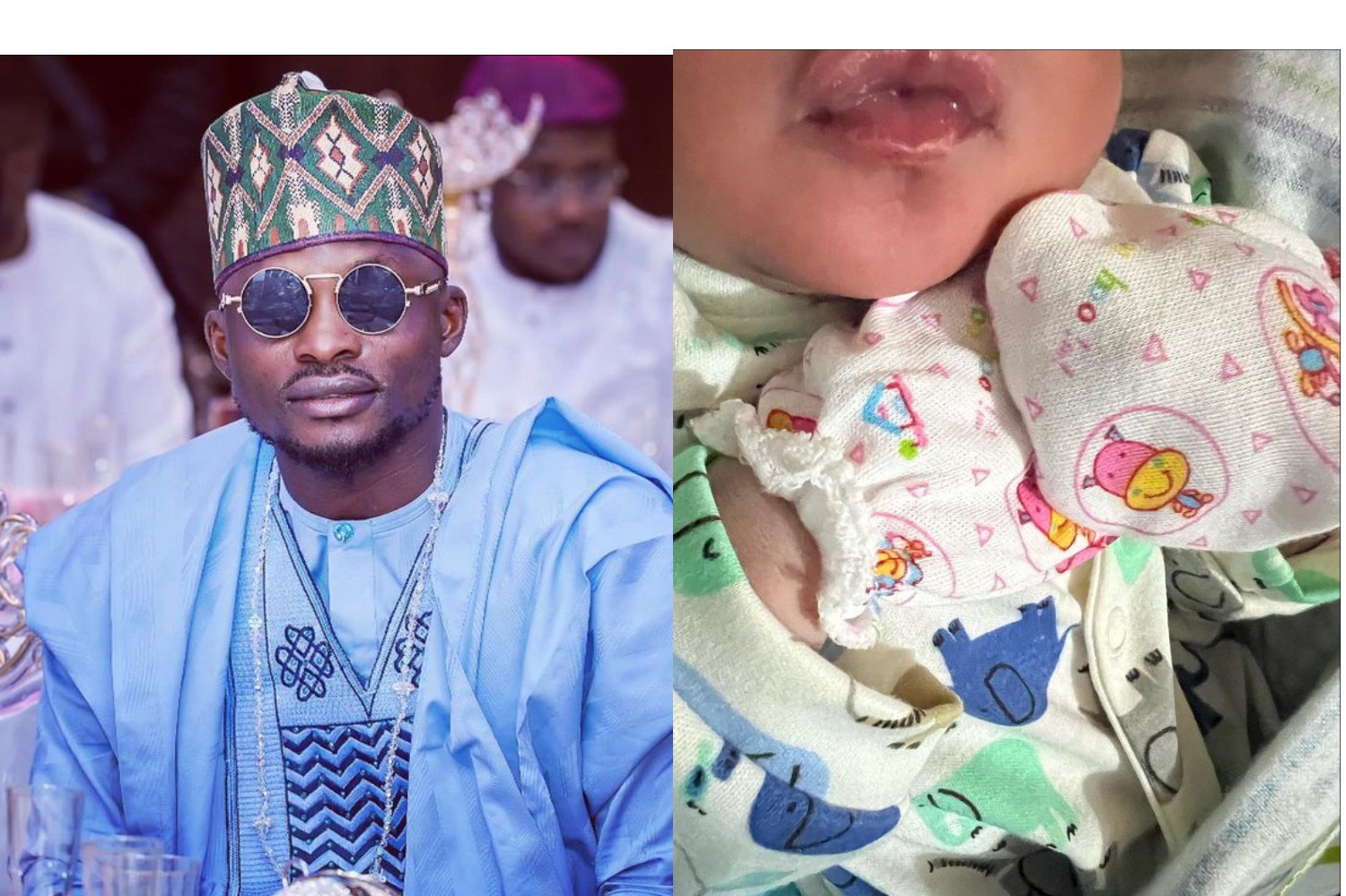 “Which of the Lord’s blessings can I deny” Actor, Jigan Babaoja and wife welcome child