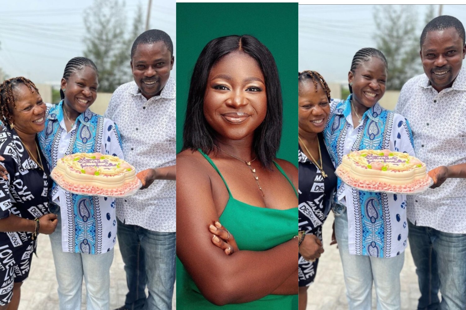 Eniola Afeez and his wife, Esther Kale surprise their daughter in school as she clocks 18 (photos)