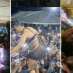 South African Musician/Dancer Zodwa Allows Her Fans To F!Ng3r Her On Stage While Performing (Video)