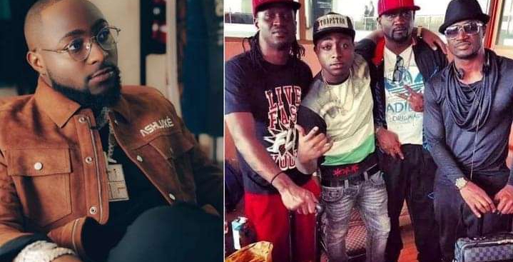 “This life na turn by turn” – Throwback photo of Davido with Psquare surfaces online, netizens get inspired