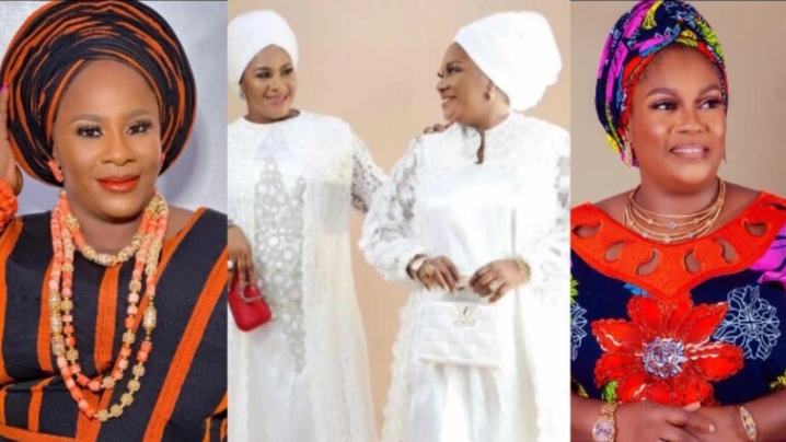 Meet Actress Doyin Kukoyi and her twin sister as they celebrates their birthday in style